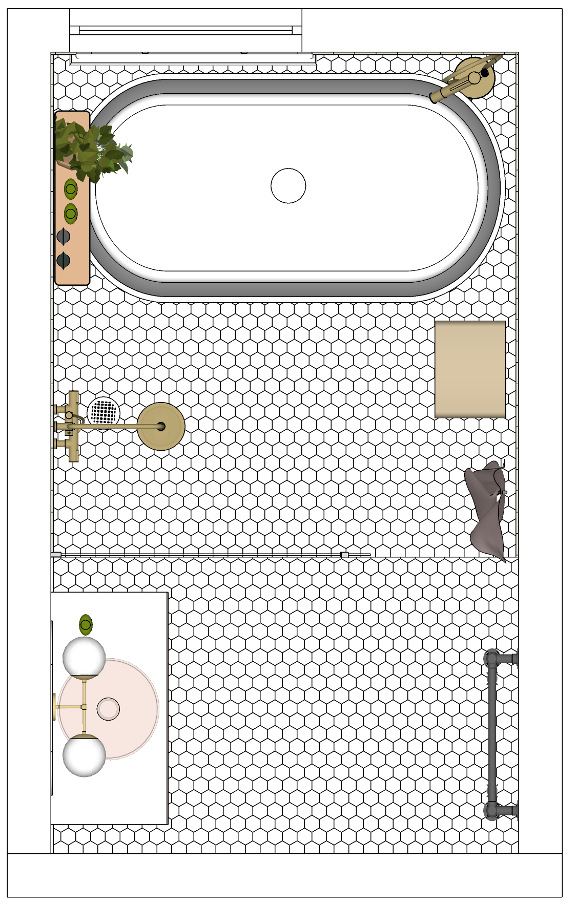 Small bathroom layout