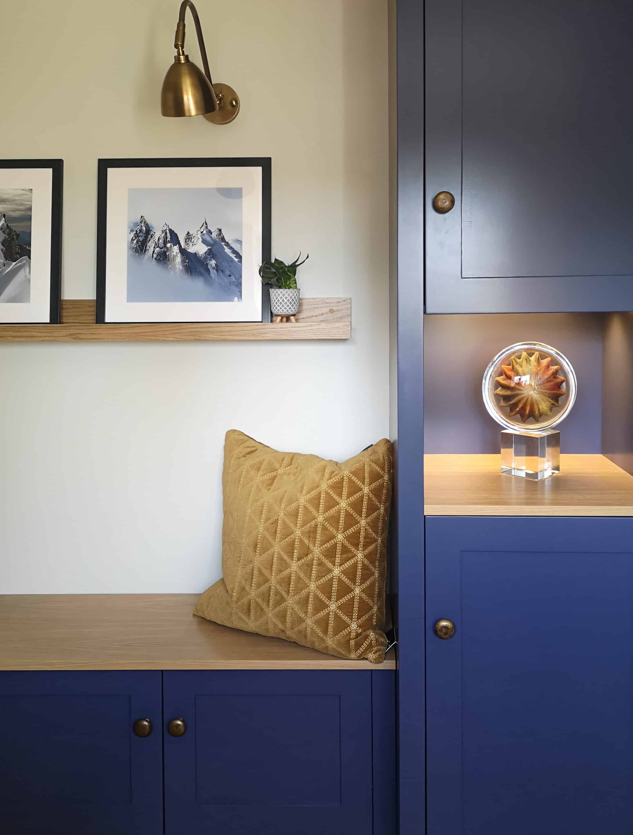 A small office transformed with Bespoke Cabinetry