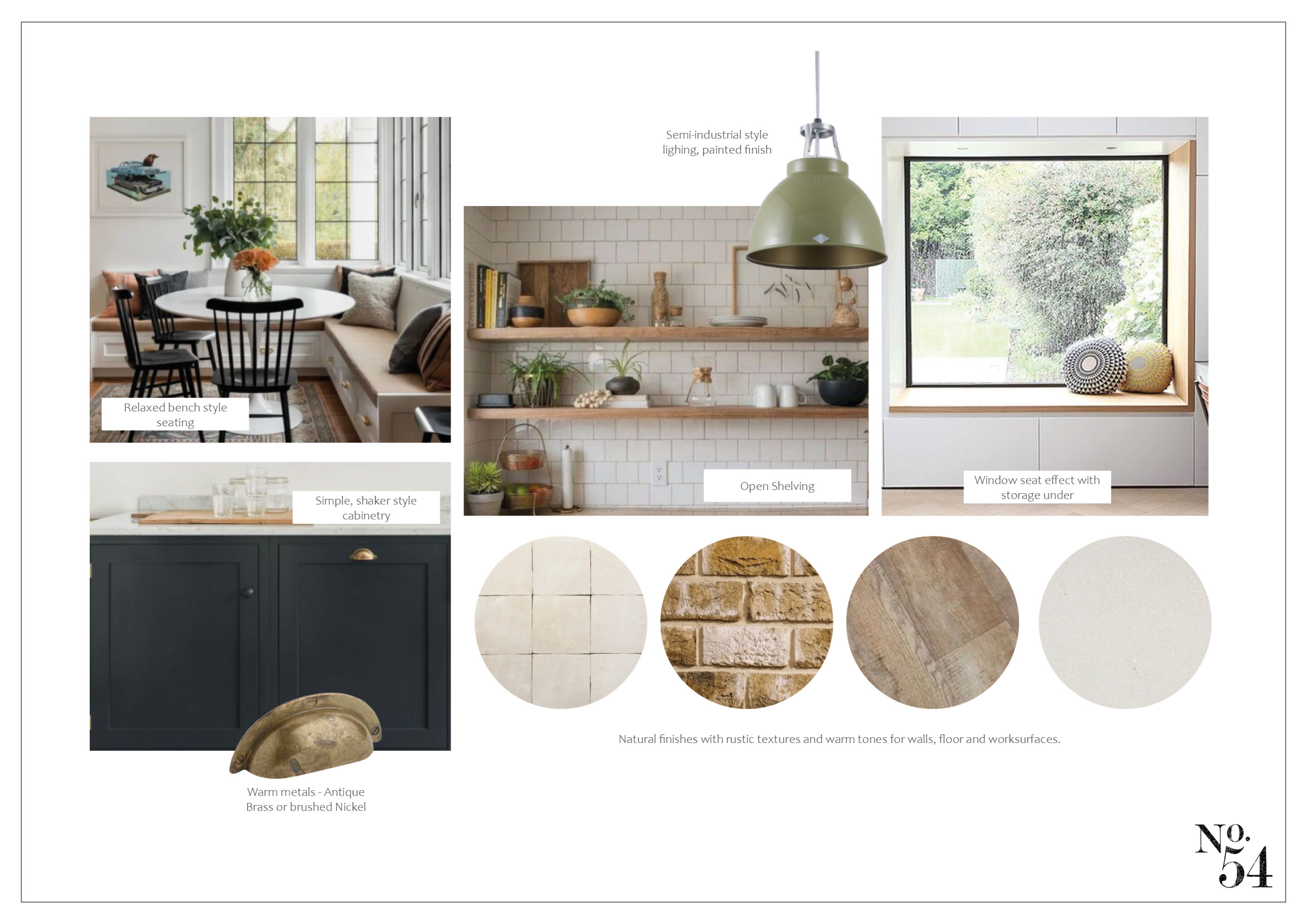 Bespoke Kitchen Moodboard choosing styles and finishes