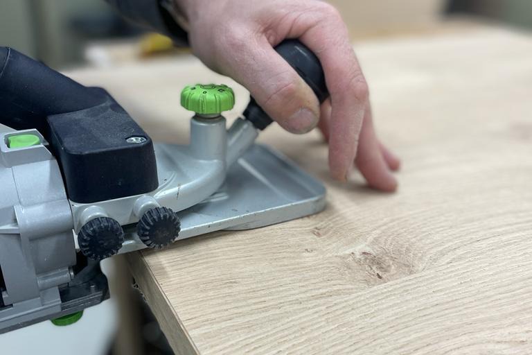 Using a Festool Router Cutter